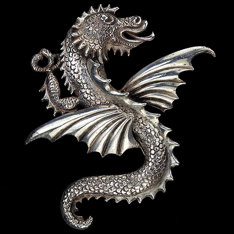 Alexander Korda 'Thief of Bagdad' Flying Silver Dragon Pin