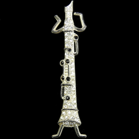 Agnini & Singer (Ora) 'Jitterbug' Soprano Saxophone or Clarinet with Arms and Legs Music Pin