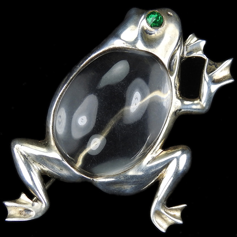 Sterling Jelly Belly Frog Pin