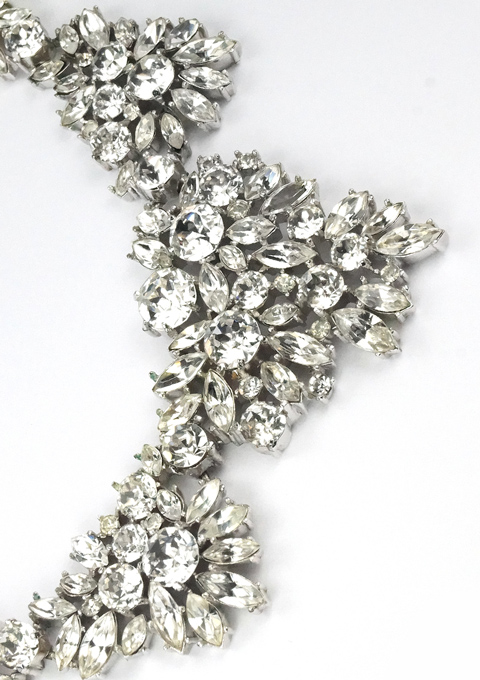 Trifari 'Alfred Philippe' Diamante Diamond Cut and Navette Stones ...